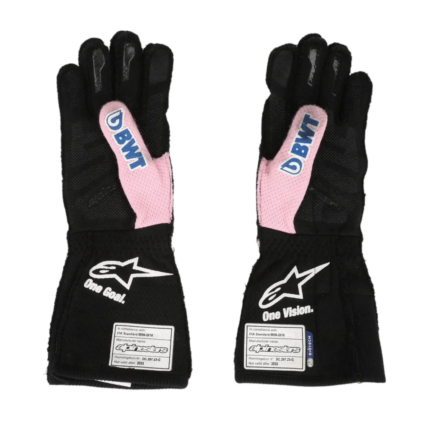 2023 ESTEBAN OCON WEEKEND WORN RACE GLOVES - MIAMI GP - Dash Racegear