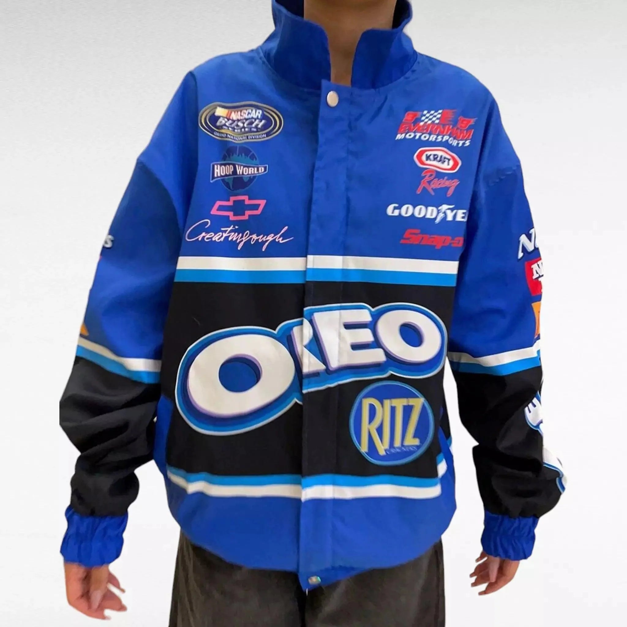 F1 Biker Racing Streetwear Embroidered Bomber Jacket - Dash Racegear