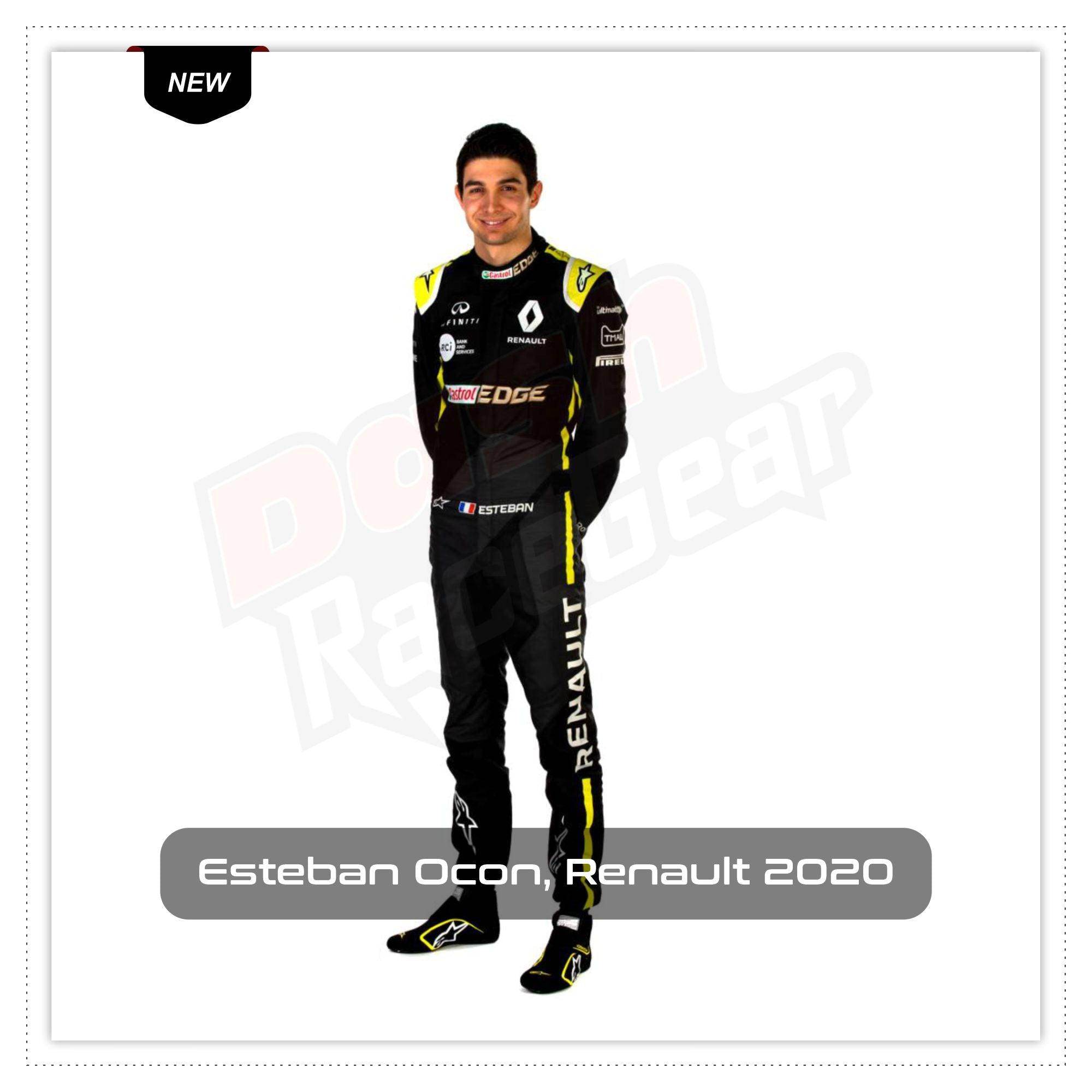 2020 Esteban Ocon Renault F1 Race Suit
