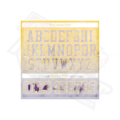 Exclusive Gold & Purple Fade Custom Stitched Sports Hoodie - Dash Racegear