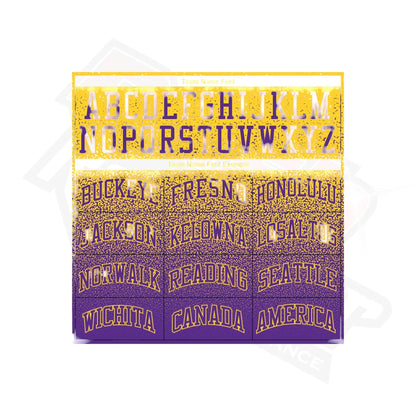 Exclusive Gold & Purple Fade Custom Stitched Sports Hoodie - Dash Racegear
