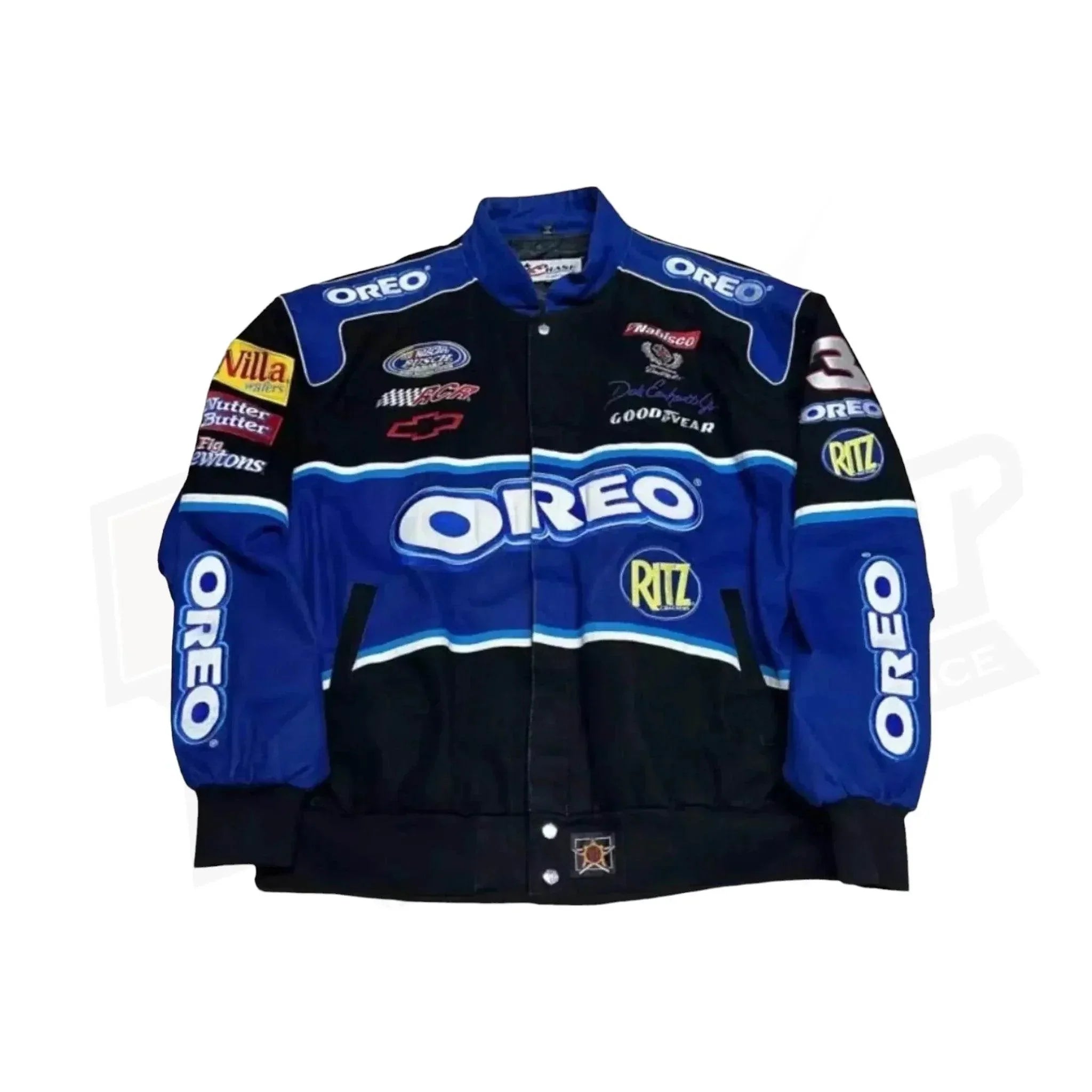 F1 Biker Racing Streetwear Embroidered Bomber Jacket DASH RACEGEAR