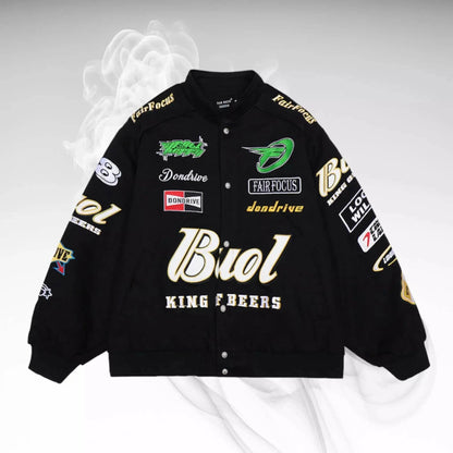 Fair Focus Embroidered Racing Jacket - Dash Racegear