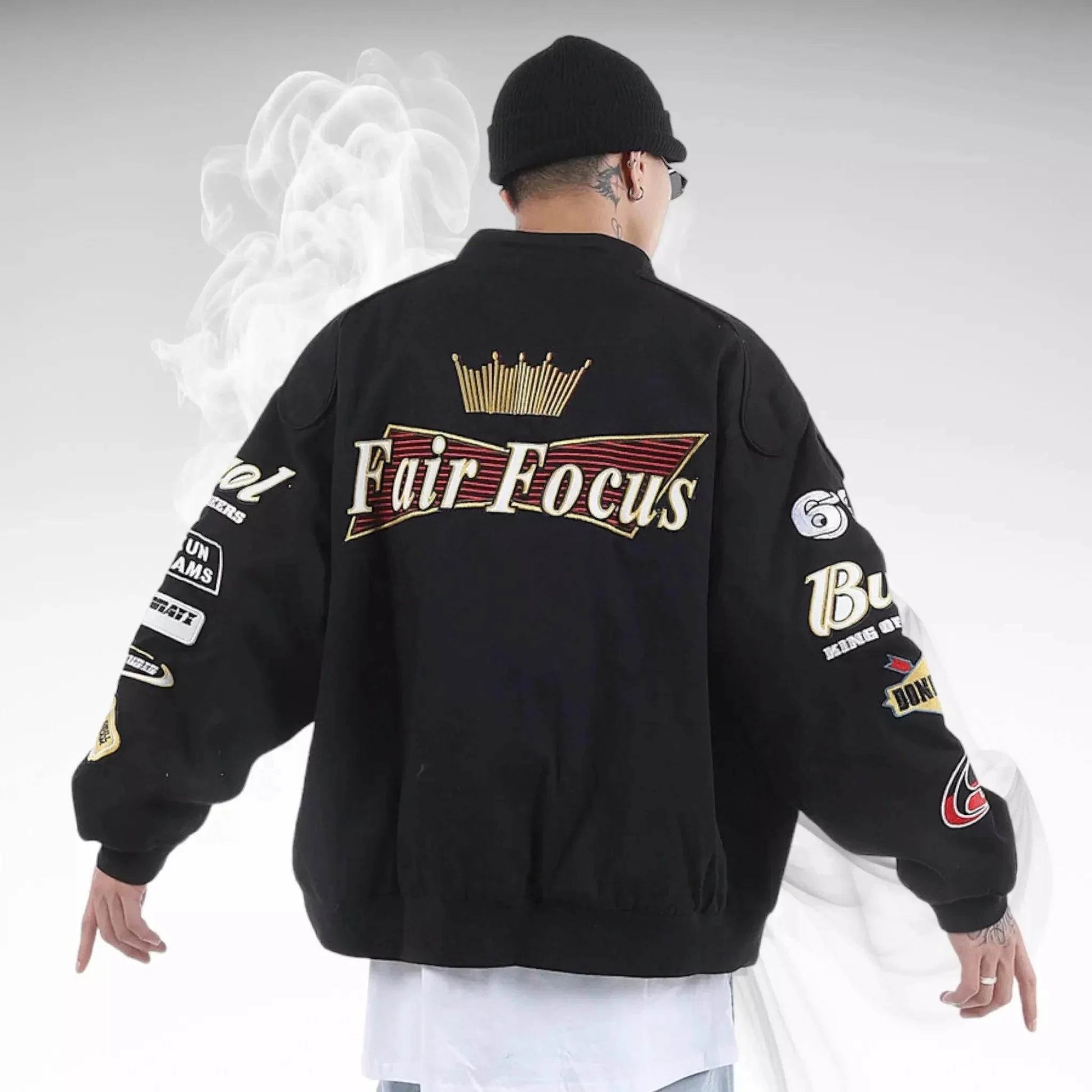 Fair Focus Embroidered Racing Jacket - Dash Racegear