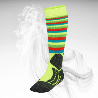 Falke JR SK2 Stripes Cushion Ski Sock - Dash Racegear