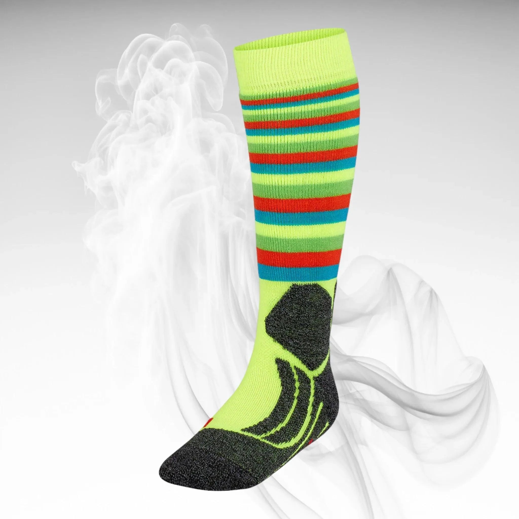 Falke JR SK2 Stripes Cushion Ski Sock - Dash Racegear