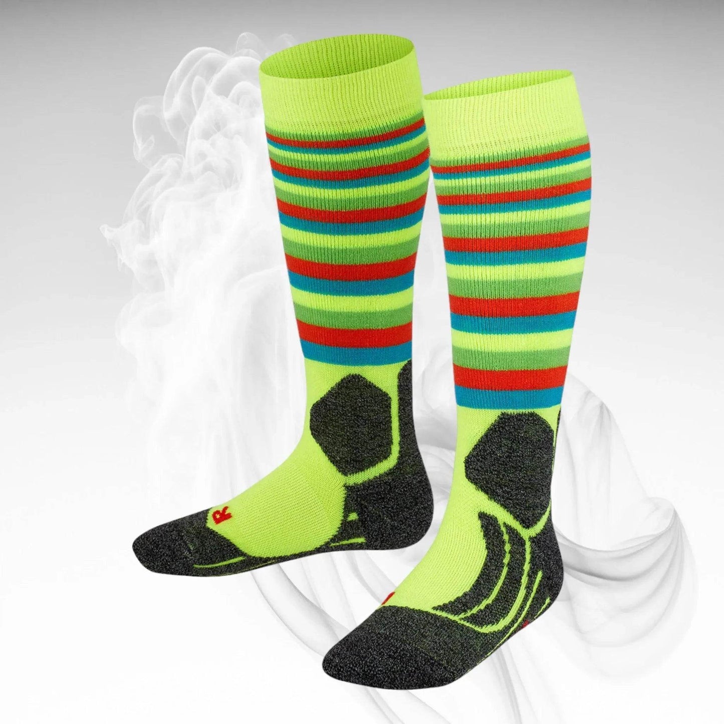 Falke JR SK2 Stripes Cushion Ski Sock - Dash Racegear
