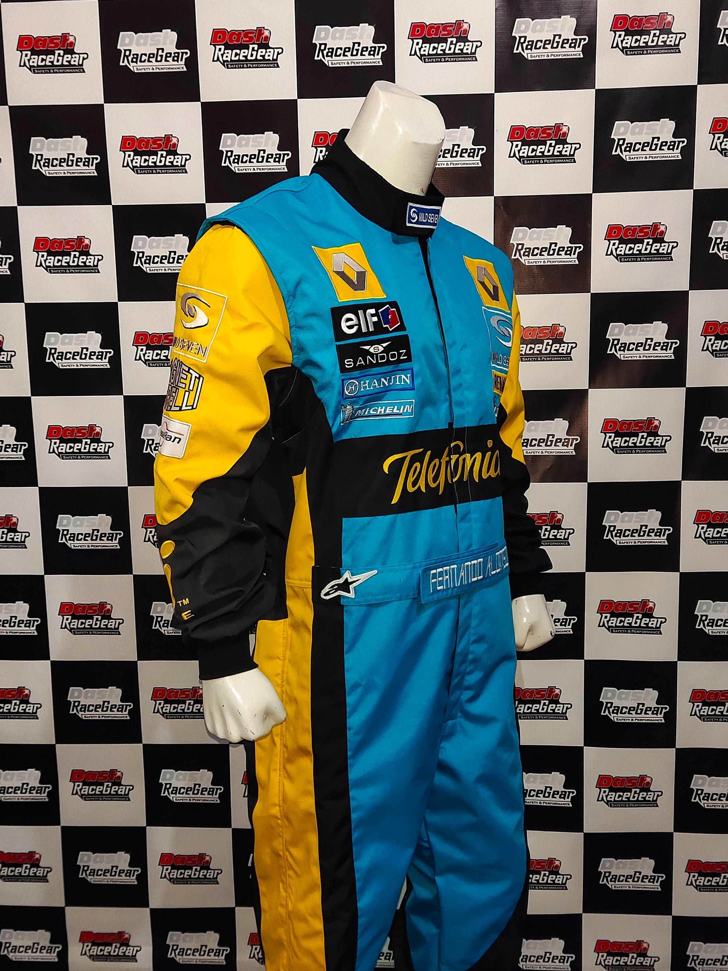 Fernando Alonso 2006 F1 Replica Embroidered Racing Suit / Renault F1 - Dash Racegear