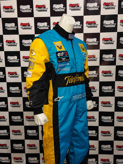 Fernando Alonso 2006 F1 Replica Embroidered Racing Suit / Renault F1 - Dash Racegear