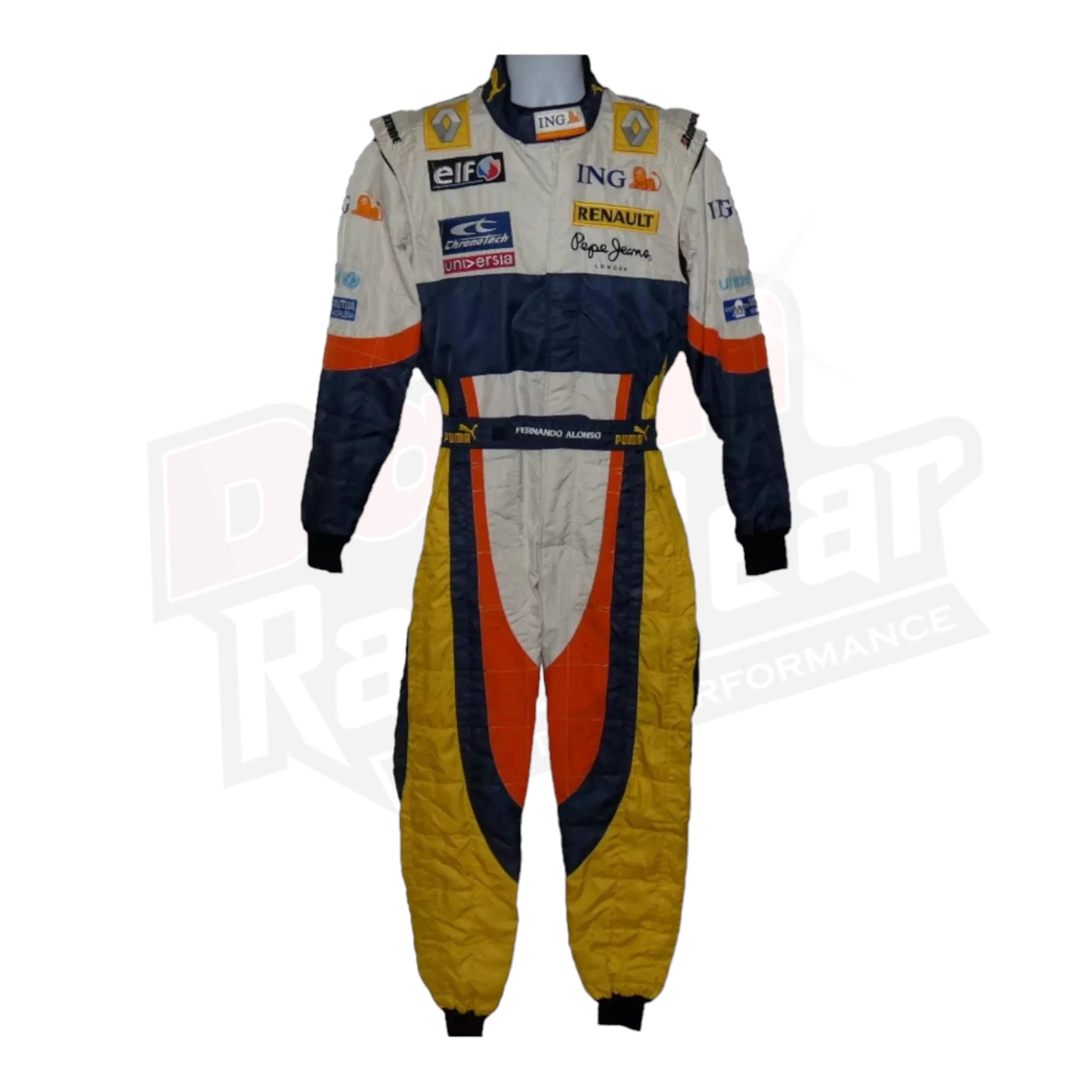Fernando Alonso 2008 Renault F1 race suit