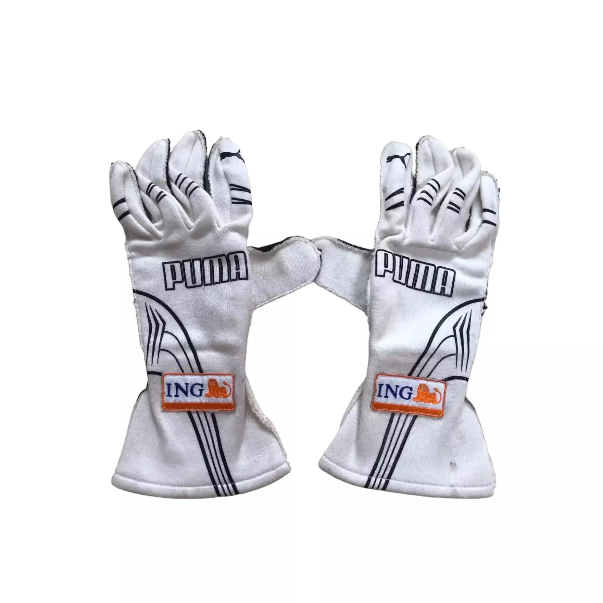 2009 Fernando Alonso ING Renault F1 Puma Gloves - Dash Racewear