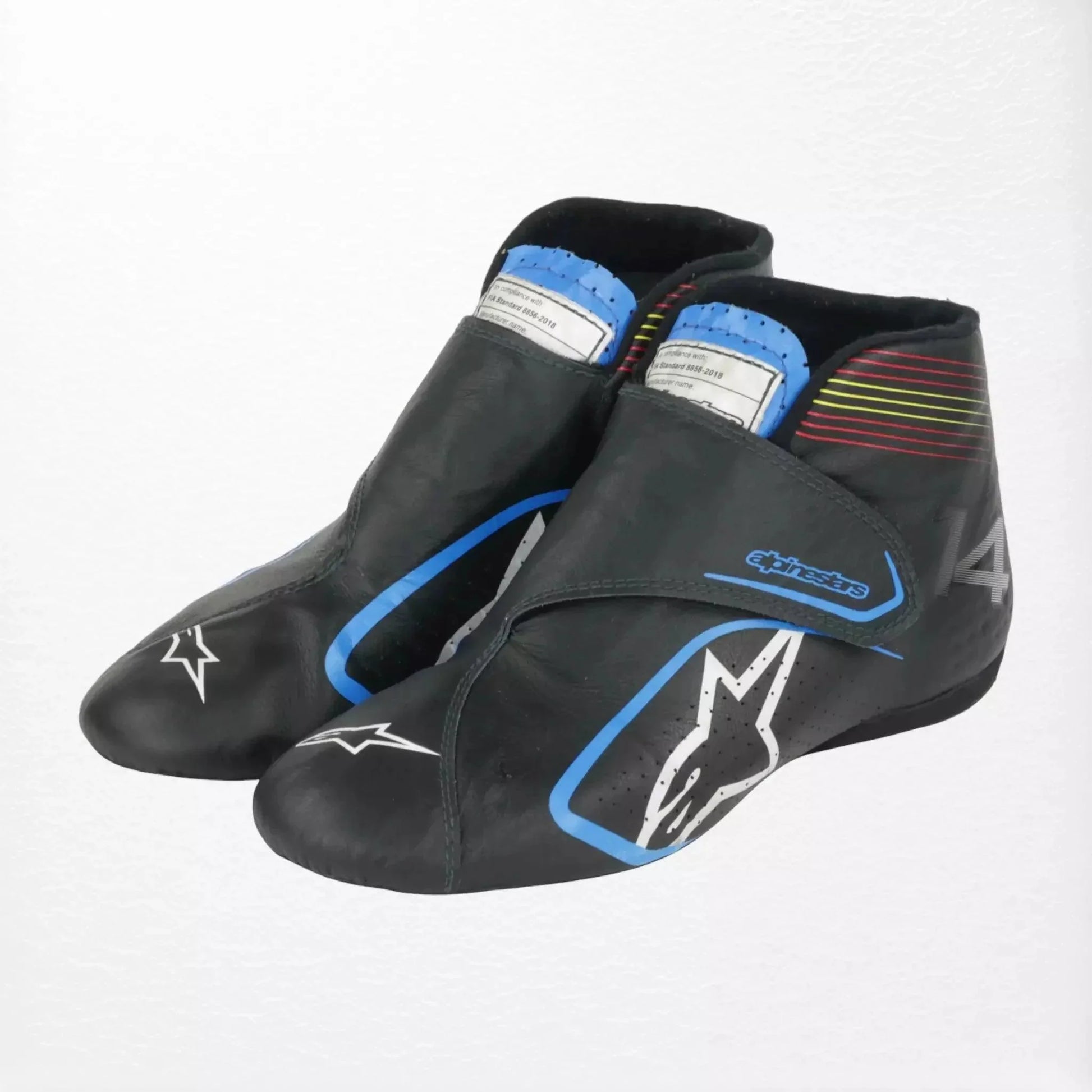 Fernando Alonso Alpine F1 Team Racing boots 2021 - Dash Racegear