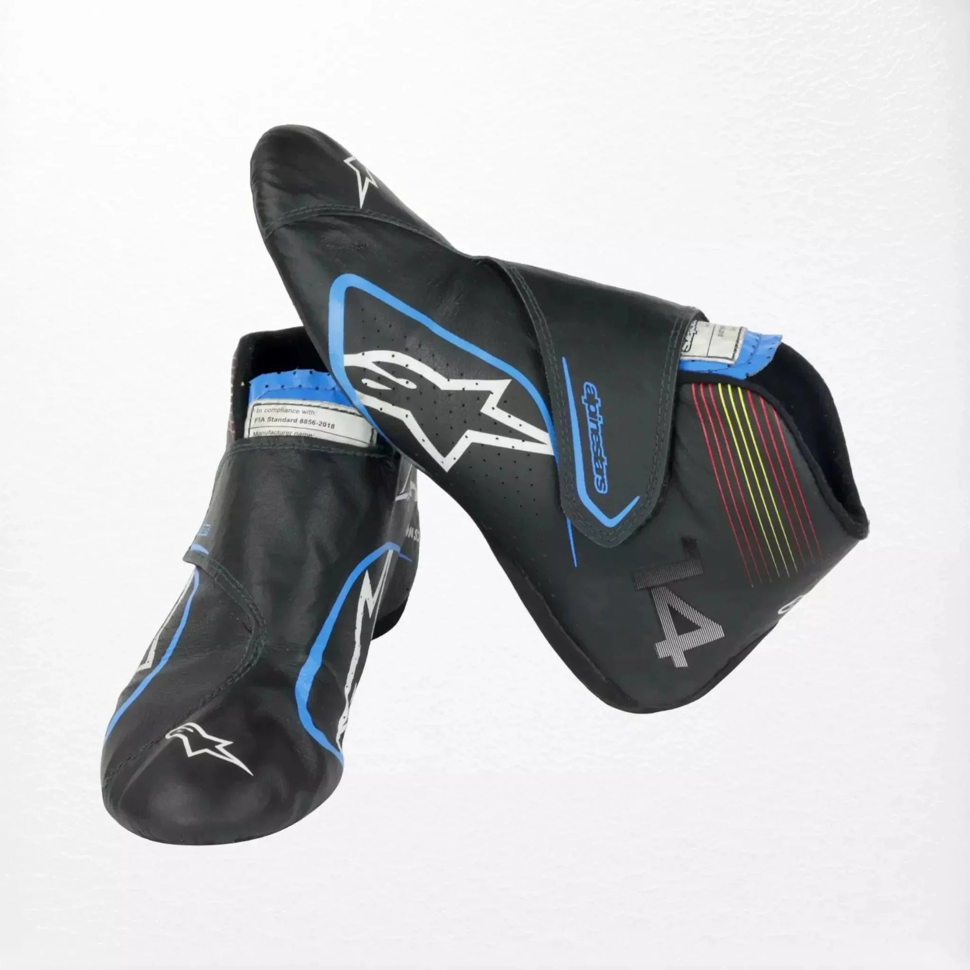 Fernando Alonso Alpine F1 Team Racing boots 2021 - Dash Racegear