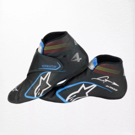 Fernando Alonso Alpine F1 Team Racing boots 2021 - Dash Racegear