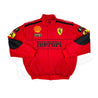 Ferrari F1 Vintage Embroidery Winter Racing Jacket Dash Racegear