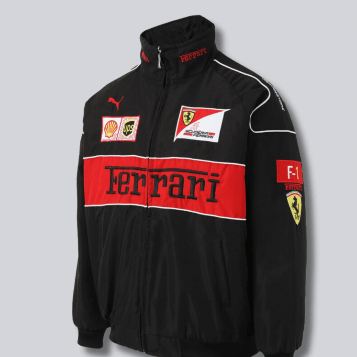 Ferrari F1 Vintage black Jacket - Dash Racegear