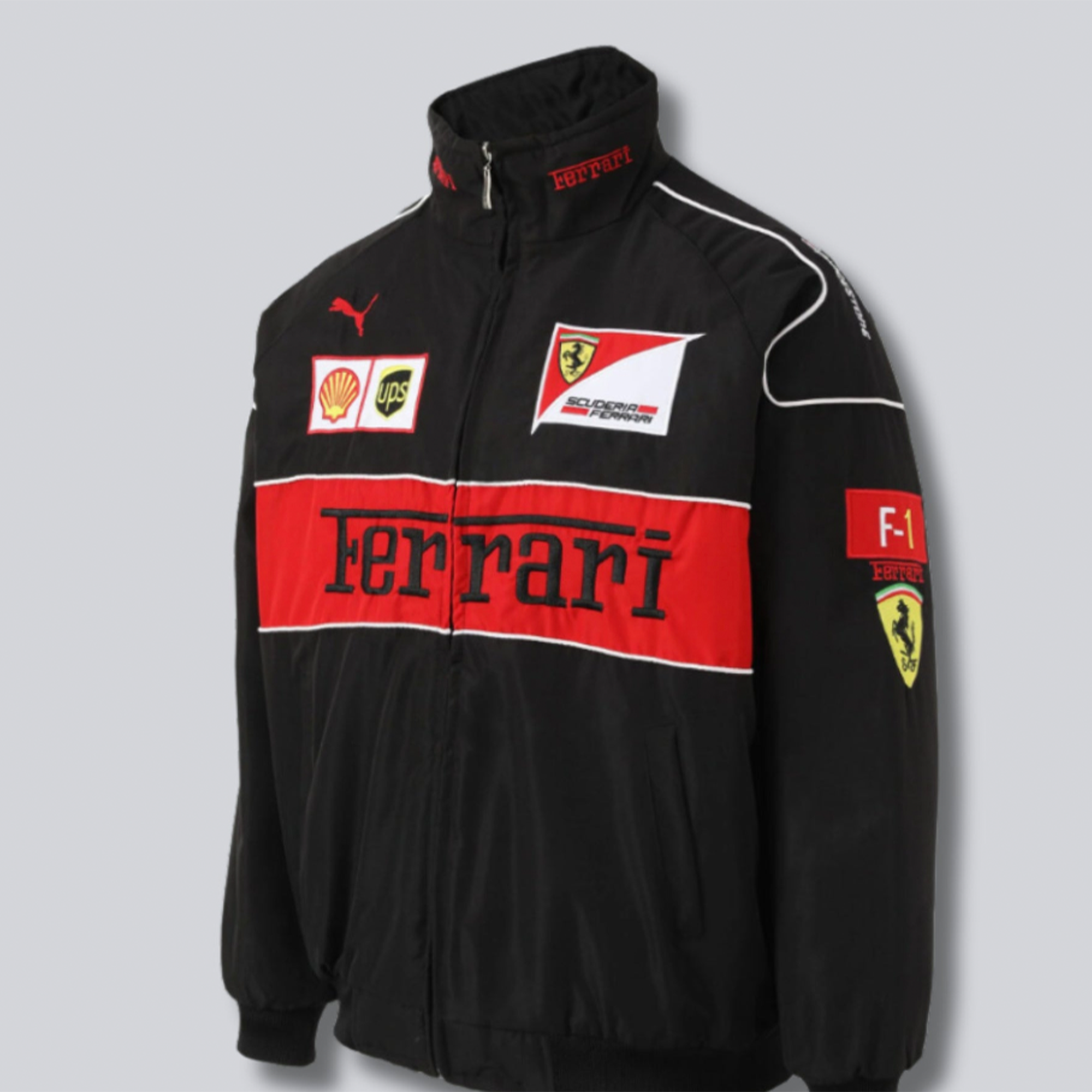 Ferrari F1 Vintage black Jacket