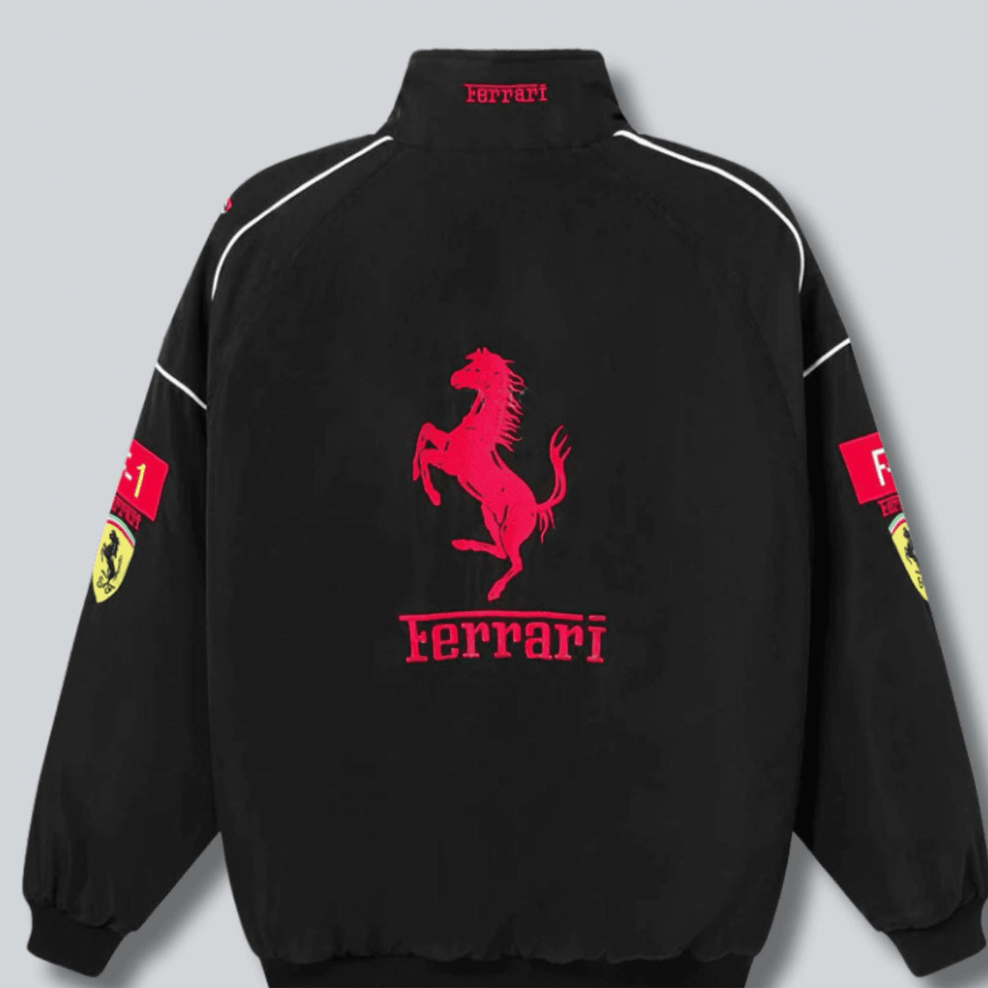 Ferrari F1 Vintage black Jacket - Dash Racegear