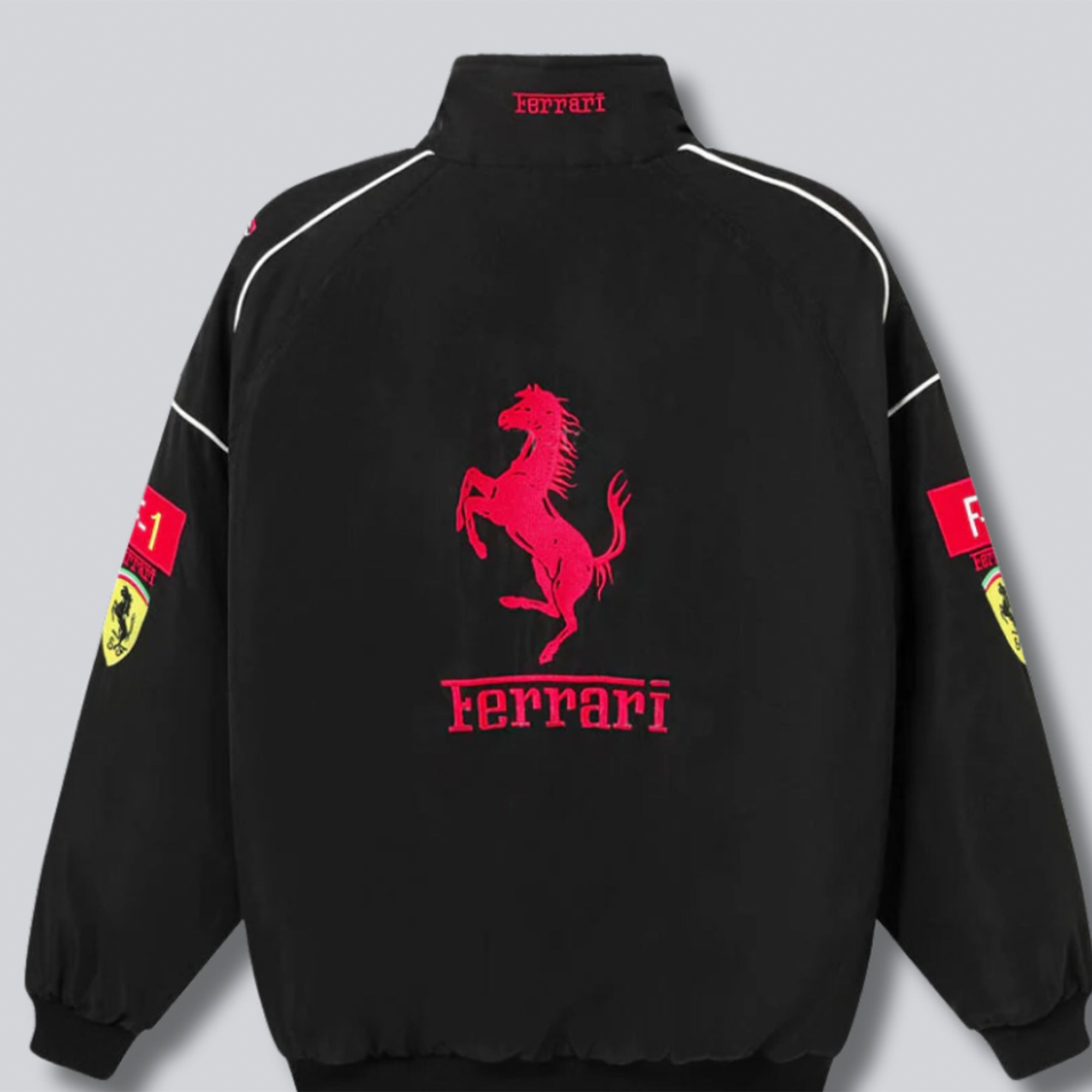 Ferrari F1 Vintage black Jacket - Dash Racegear