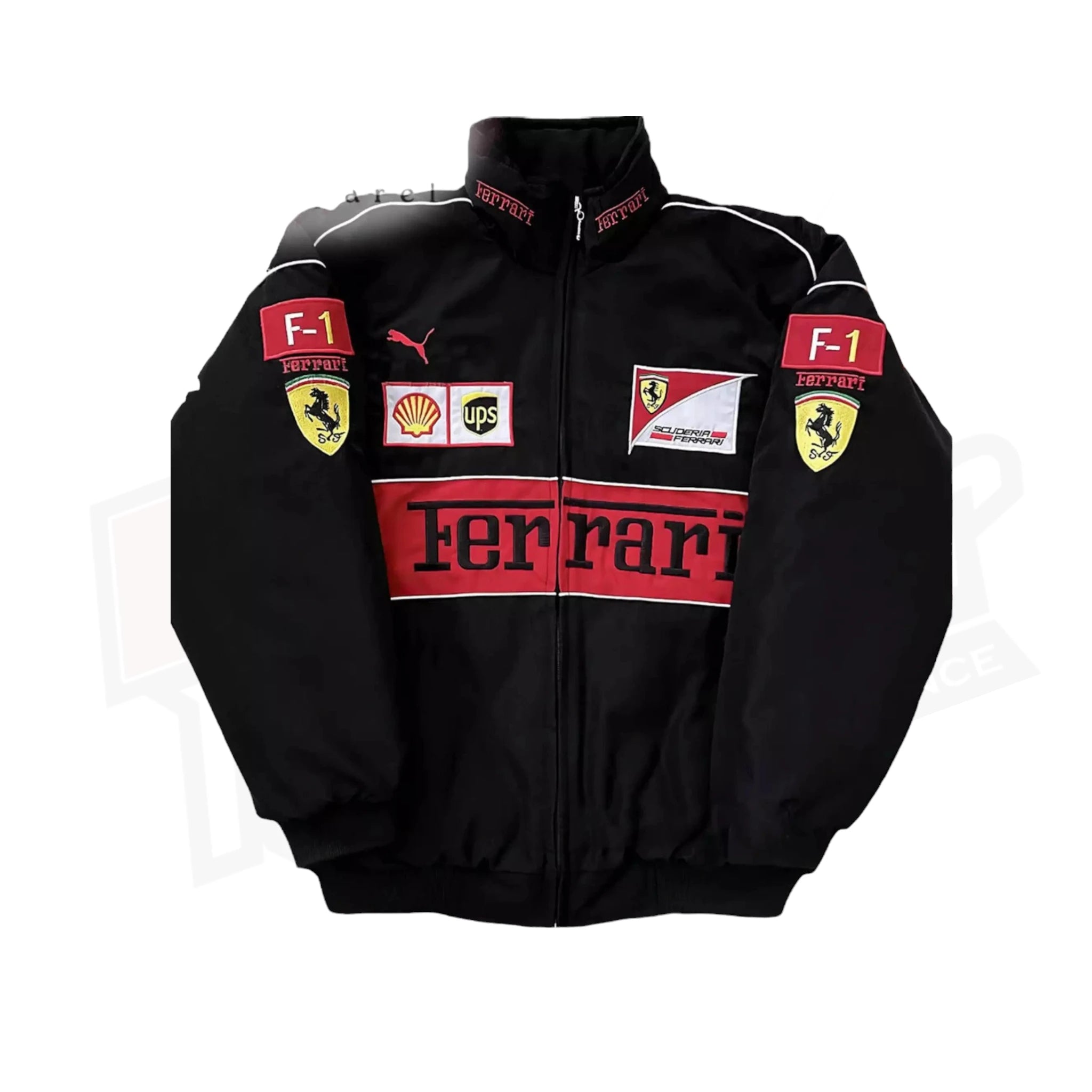 Ferrari F1 Vintage Racing Embroidered Jacket Dash Racegear