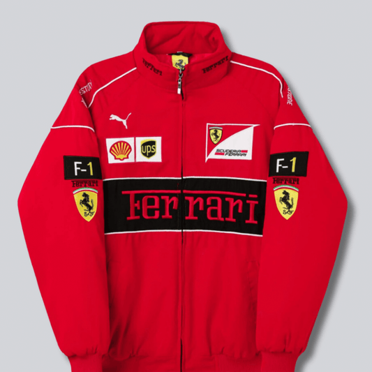 Ferrari F1 Vintage Red Jacket - Dash Racegear