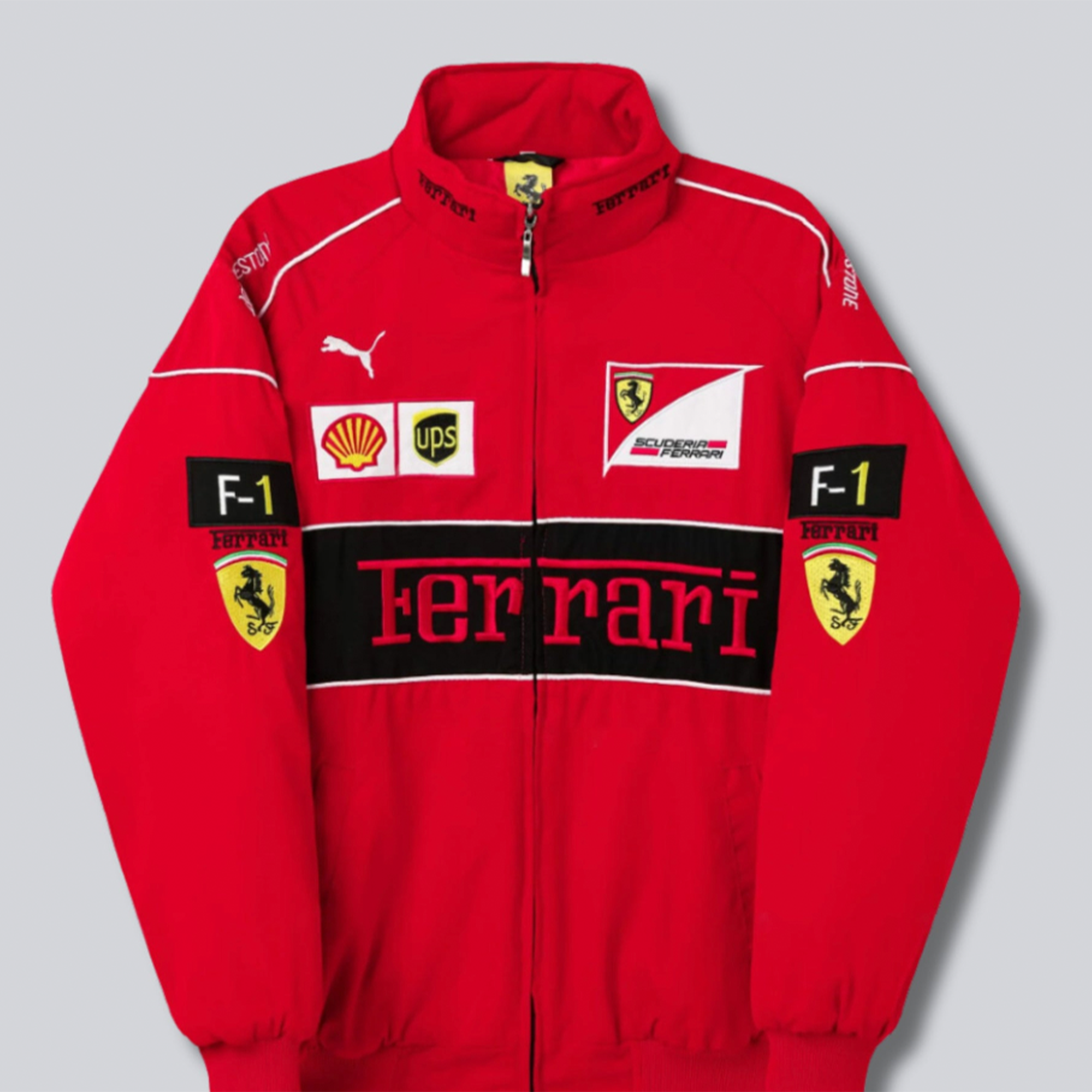Ferrari F1 Vintage Red Jacket - Dash Racegear