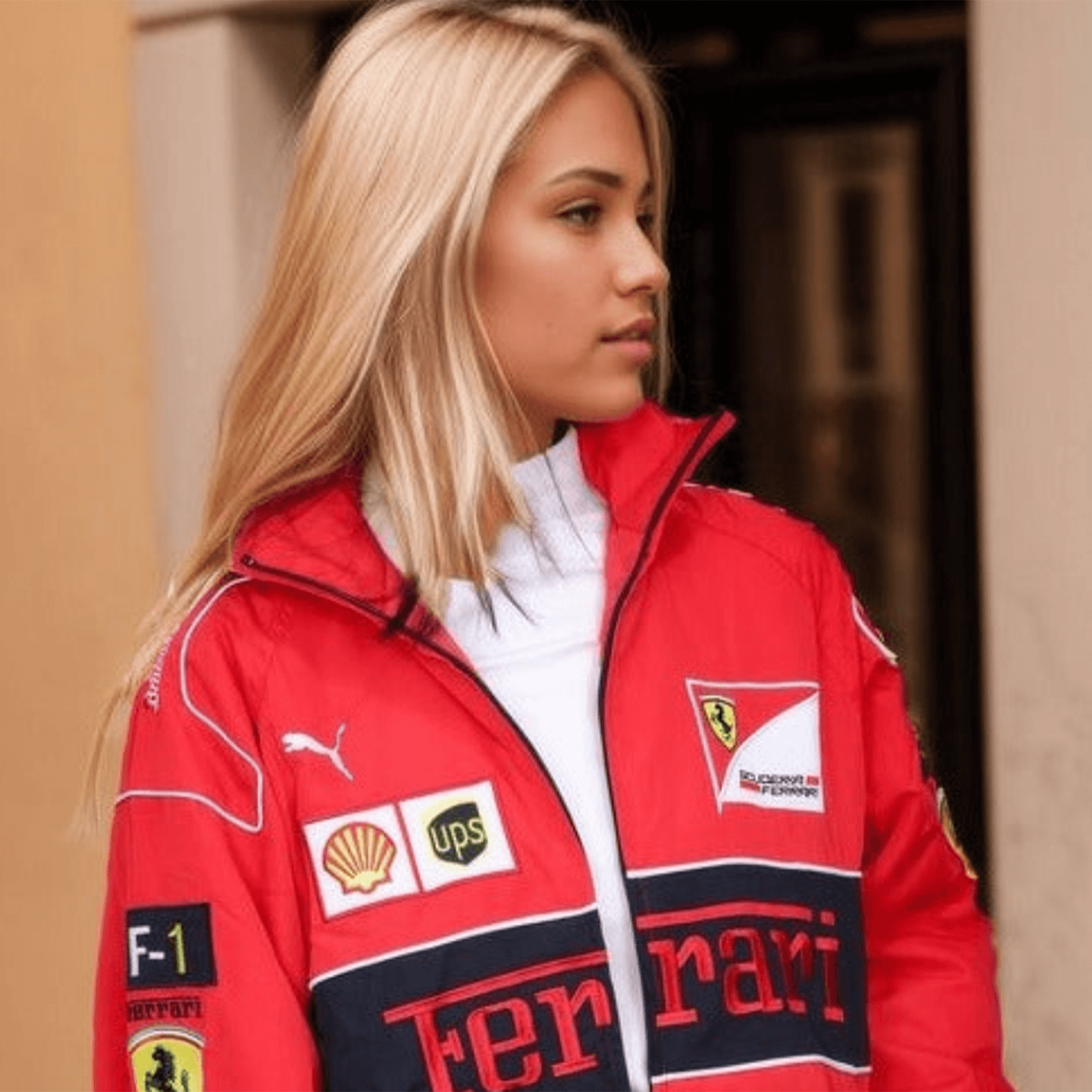 Ferrari F1 Vintage Red Jacket - Dash Racegear