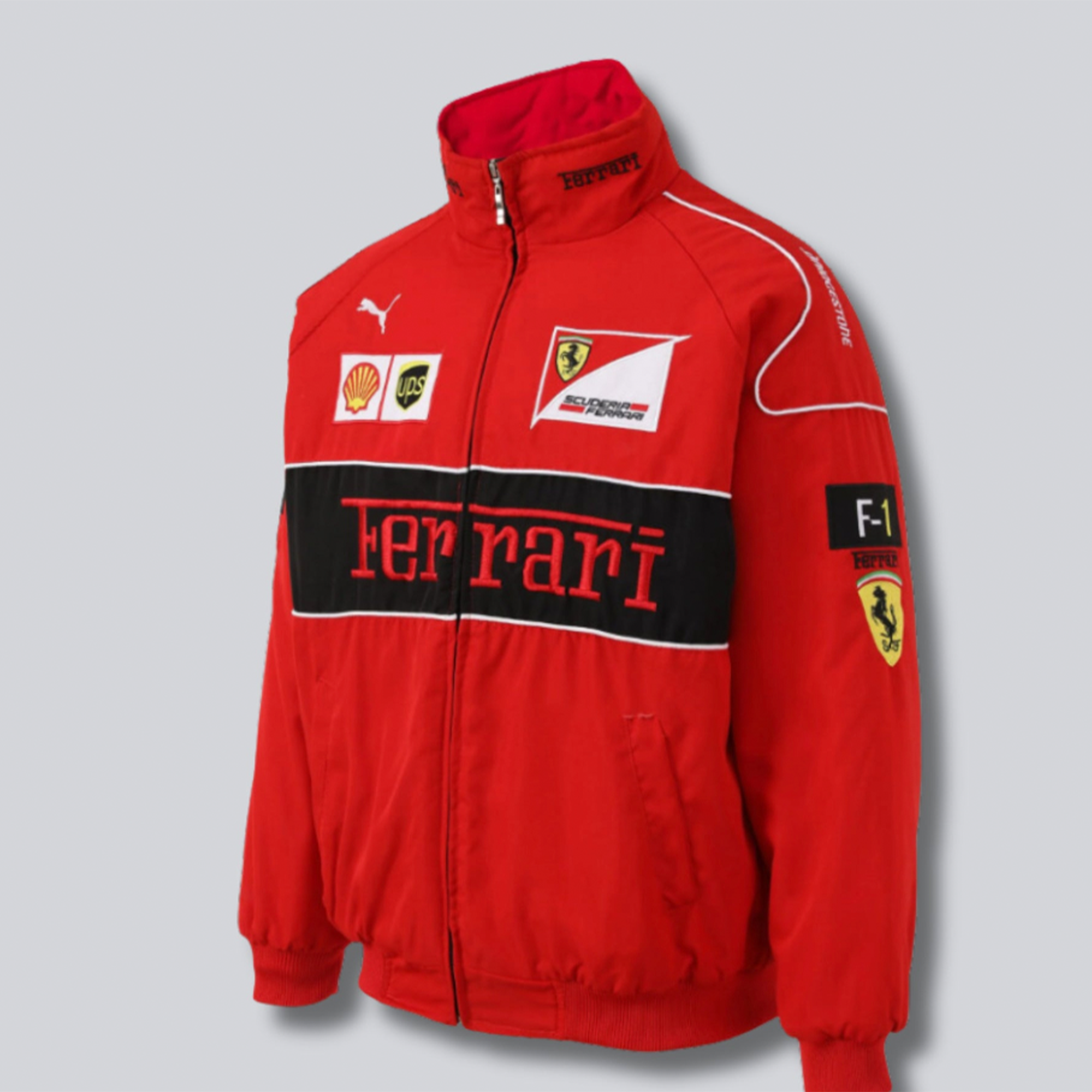 Ferrari F1 Vintage Red Jacket