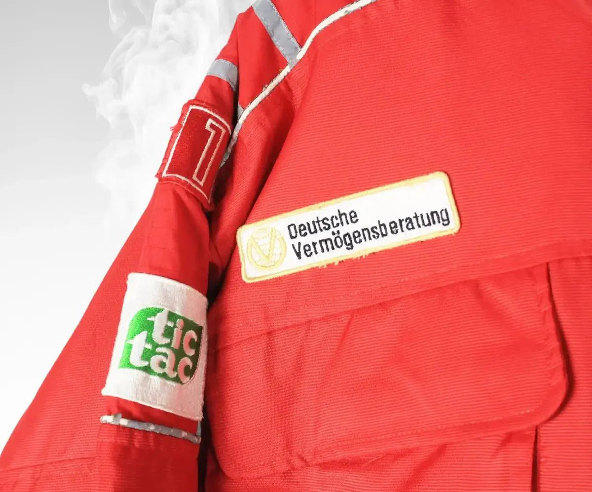 Michael Schumacher Embroidered Vintage Ferrari Shell Jacket - Dash Racegear