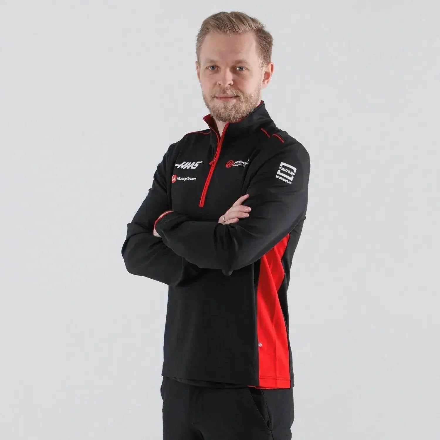 Fitted Zip Sweater / Haas F1 Team - Dash Racegear