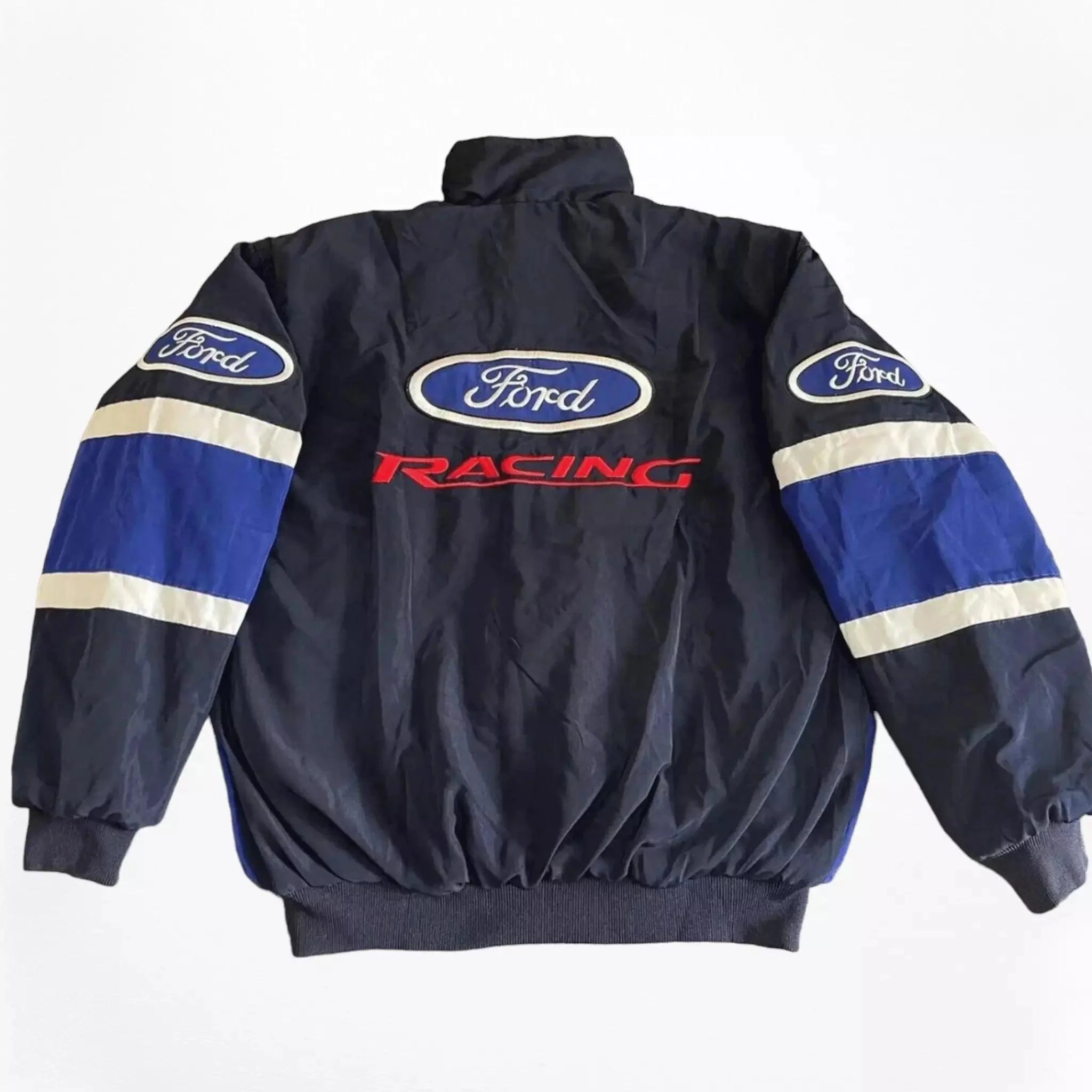 Vintage Ford F1 Racing Embroidered Bomber Jacket - Dash Racegear