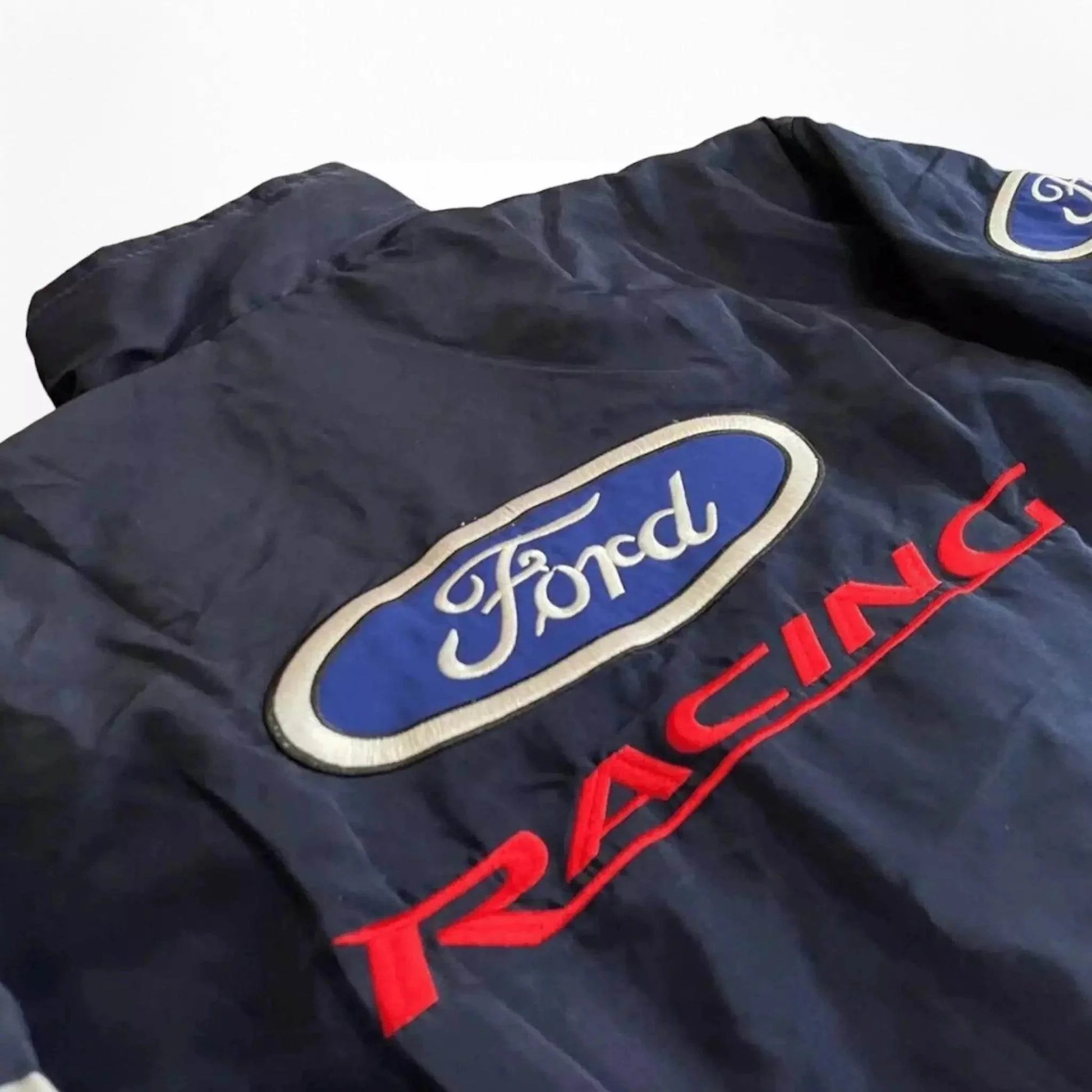Vintage Ford F1 Racing Embroidered Bomber Jacket - Dash Racegear