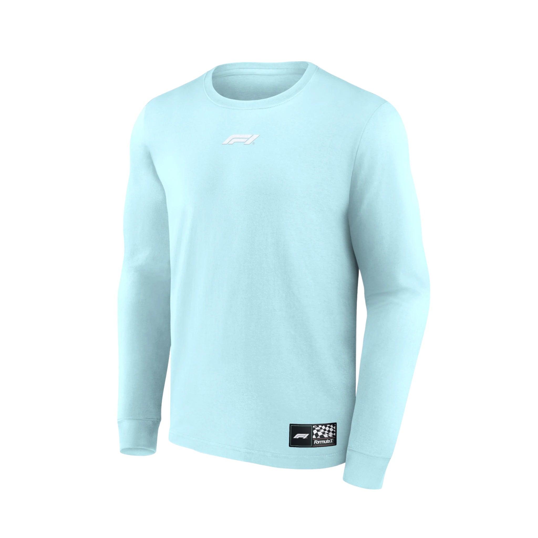 Formula 1 Beach Club Printed Long Sleeve T-Shirt Blue