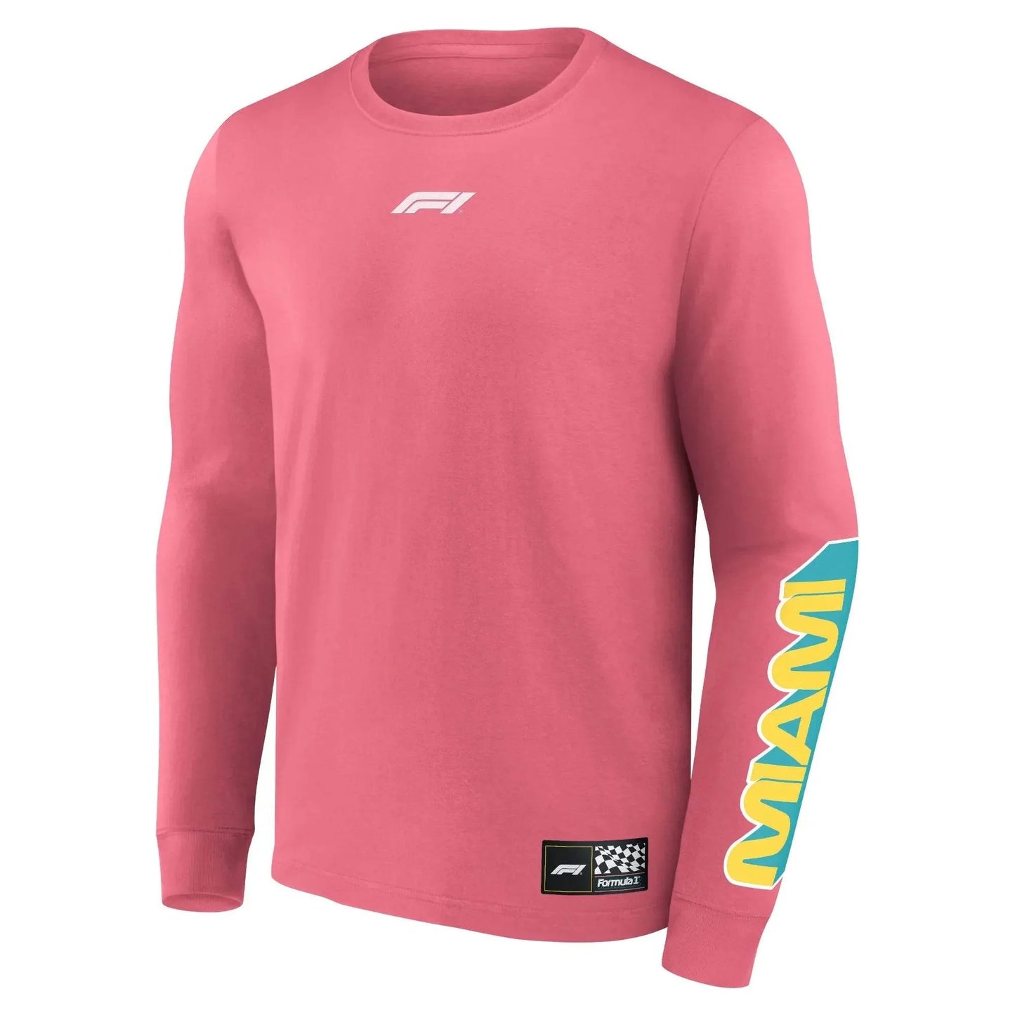 Formula 1 Miami Long Sleeve T-Shirt Pink - Dash Racegear