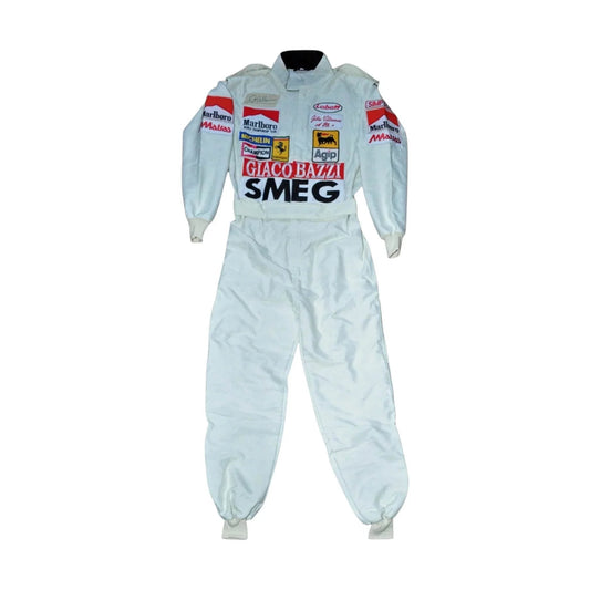 GILLES VILLENEUVE SIGNED Ferrari 1980 F1 REPLICA Race SUIT - Dash Racegear