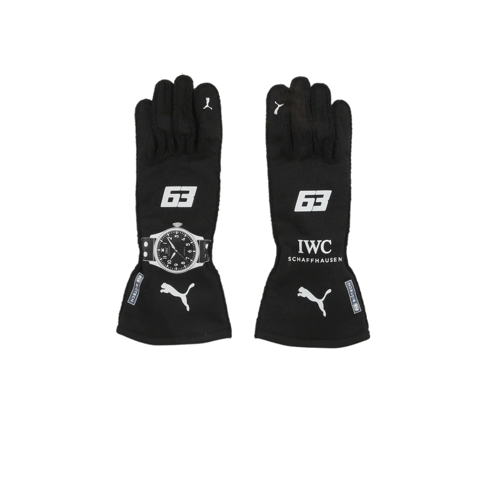 2023 George Russell Mercedes-AMG Petronas F1 Team Replica Race Gloves - Dash Racegear