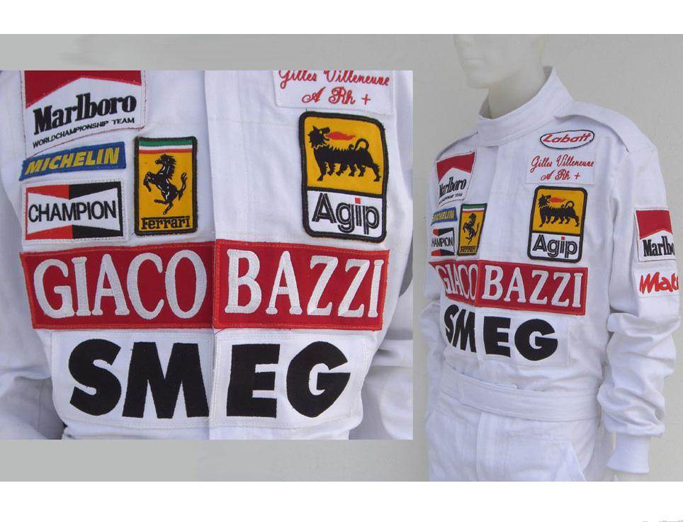 Gilles Villeneuve 1980 Racing Suit Replica | Ferrari F1 | Dash Racegear - Dash Racegear