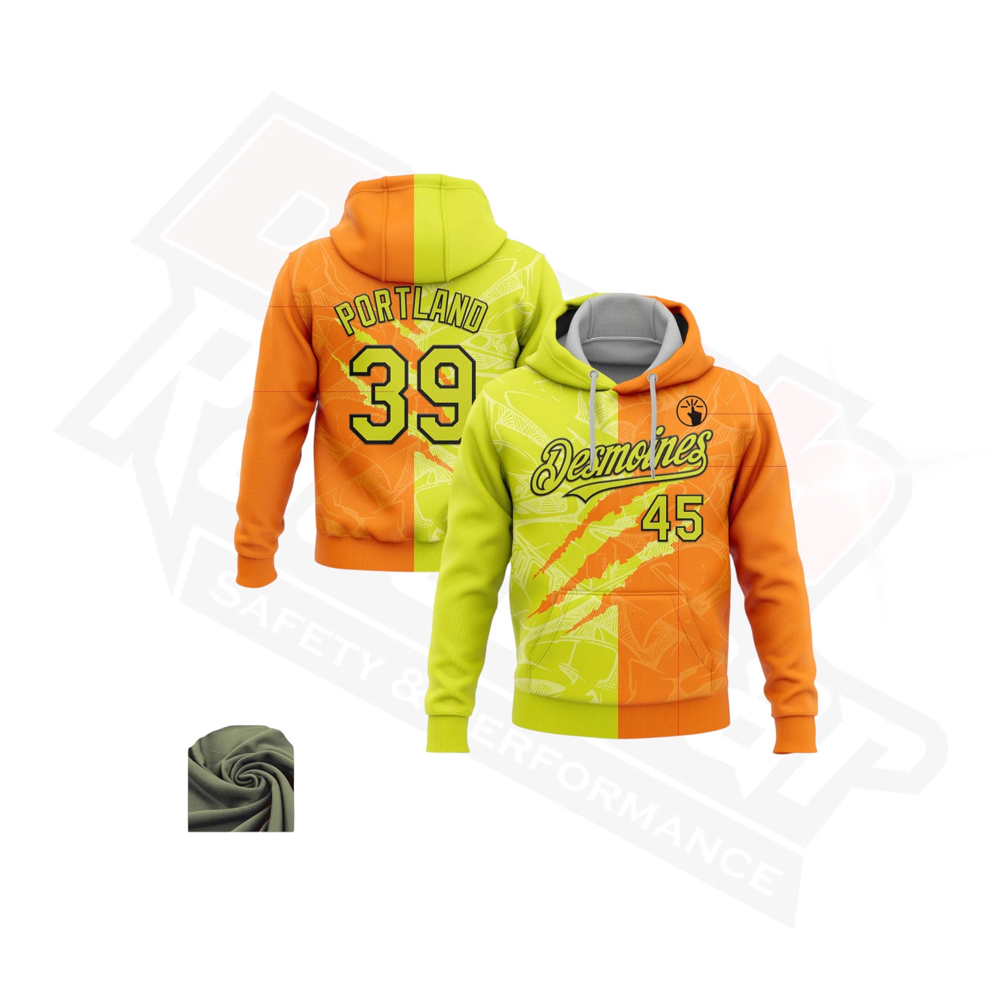 GraffitiPatternNeonYellow_BayOrange3DScratchHoodie_2.webp