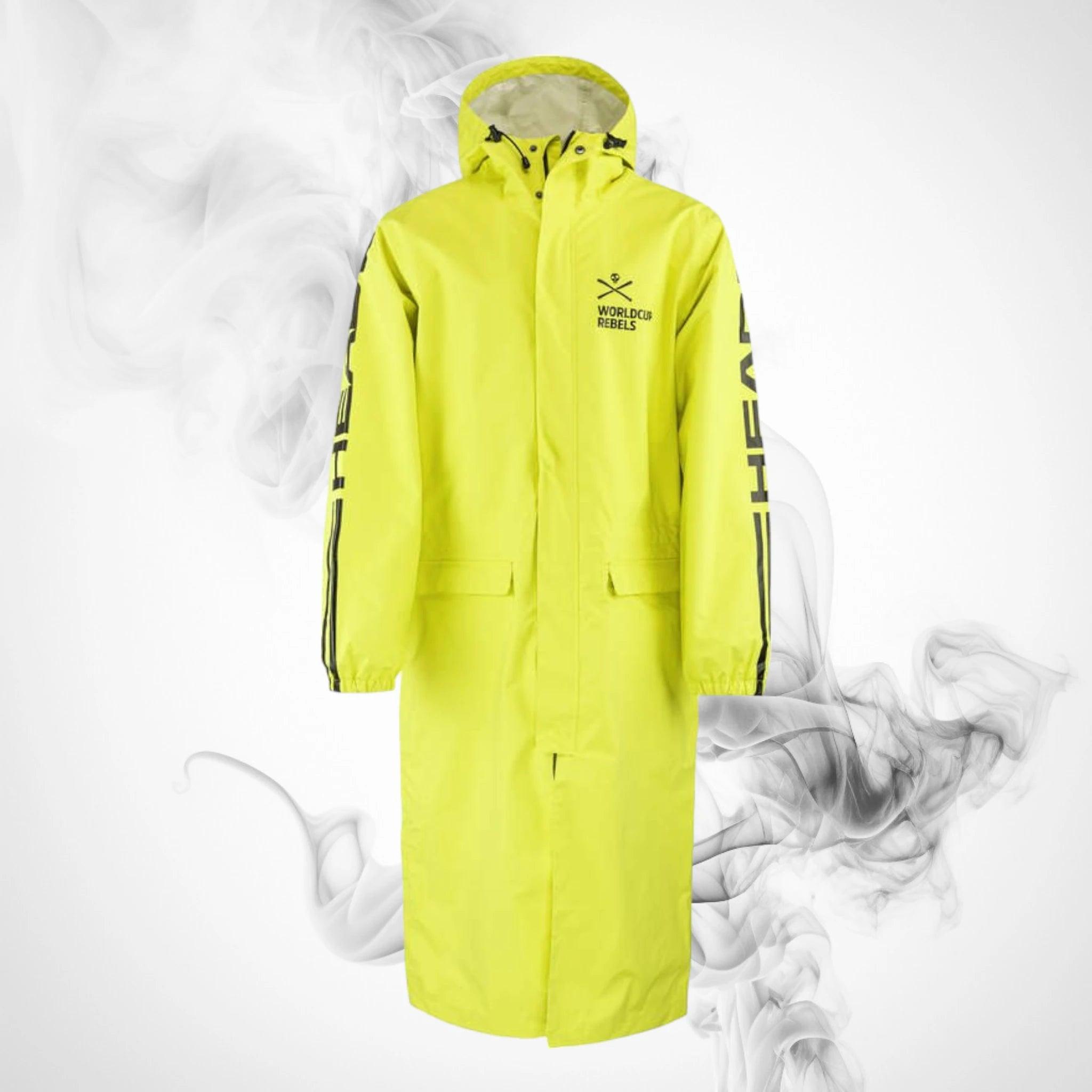 Ski HEAD Race Rain Coat Yellow Junior - 2022/23 - Dash Racegear 