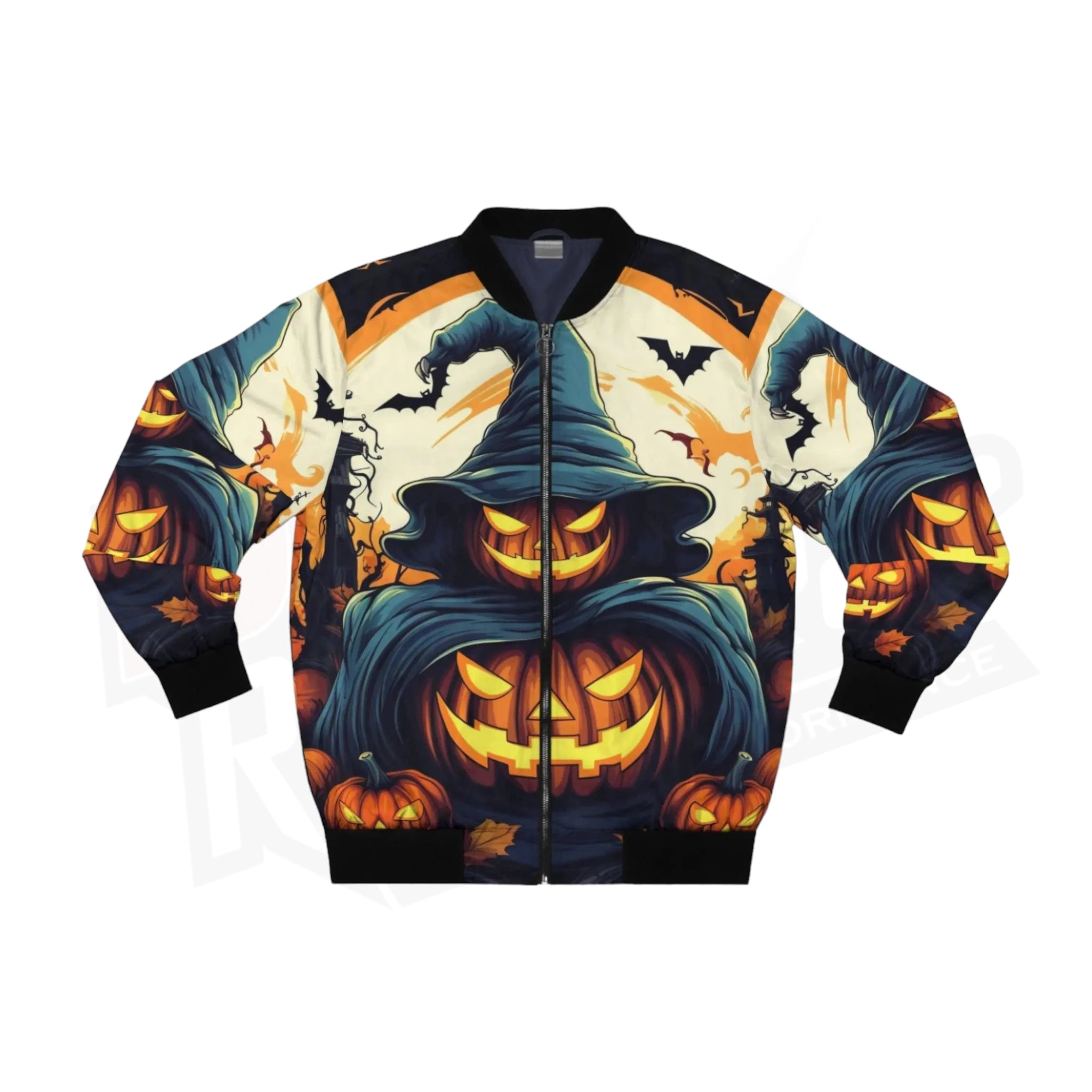 Halloween Jack O Lantern Unisex Bomber Jacket Dash Racegear