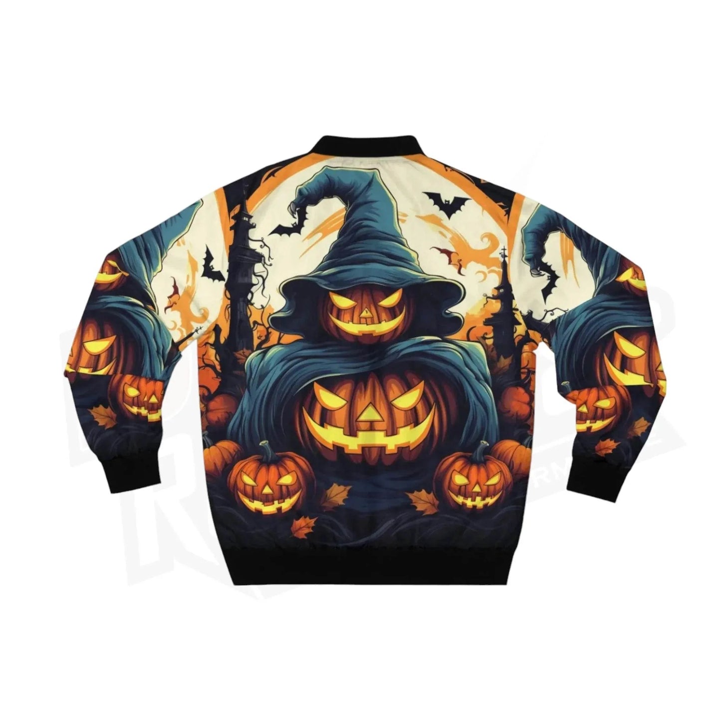 Halloween Jack O Lantern Unisex Bomber Jacket - Dash Racegear