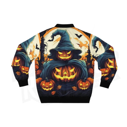 Halloween Jack O Lantern Unisex Bomber Jacket - Dash Racegear