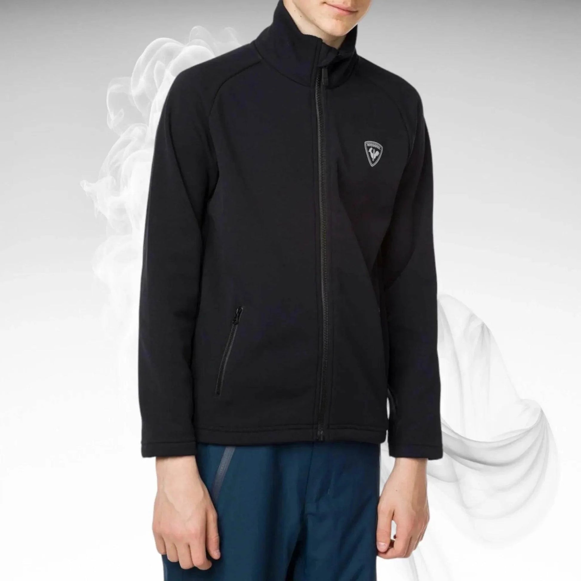 Hoodie ROSSIGNOL Boy Fz Clim Black - 2020/21 - Dash Racegear