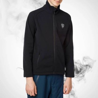 Ski Hoodie ROSSIGNOL Boy Fz Clim Black - 2020/21 - Dash Racegear