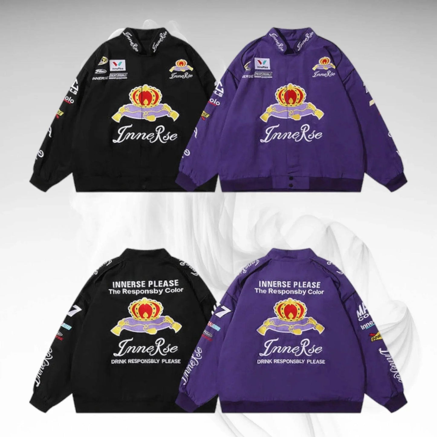 Innerse Nascar Racing Embroidered Jacket - Dash Racegear