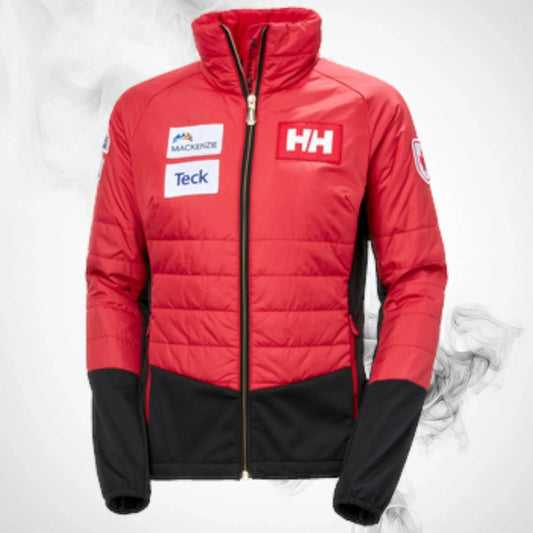 Ski Insulation Jacket Helly Hansen World Cup Insulator Jacket Red - 2023/24 - Dash Racegear