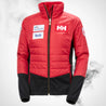 Ski Insulation Jacket Helly Hansen World Cup Insulator Jacket Red - 2023/24 - Dash Racegear 