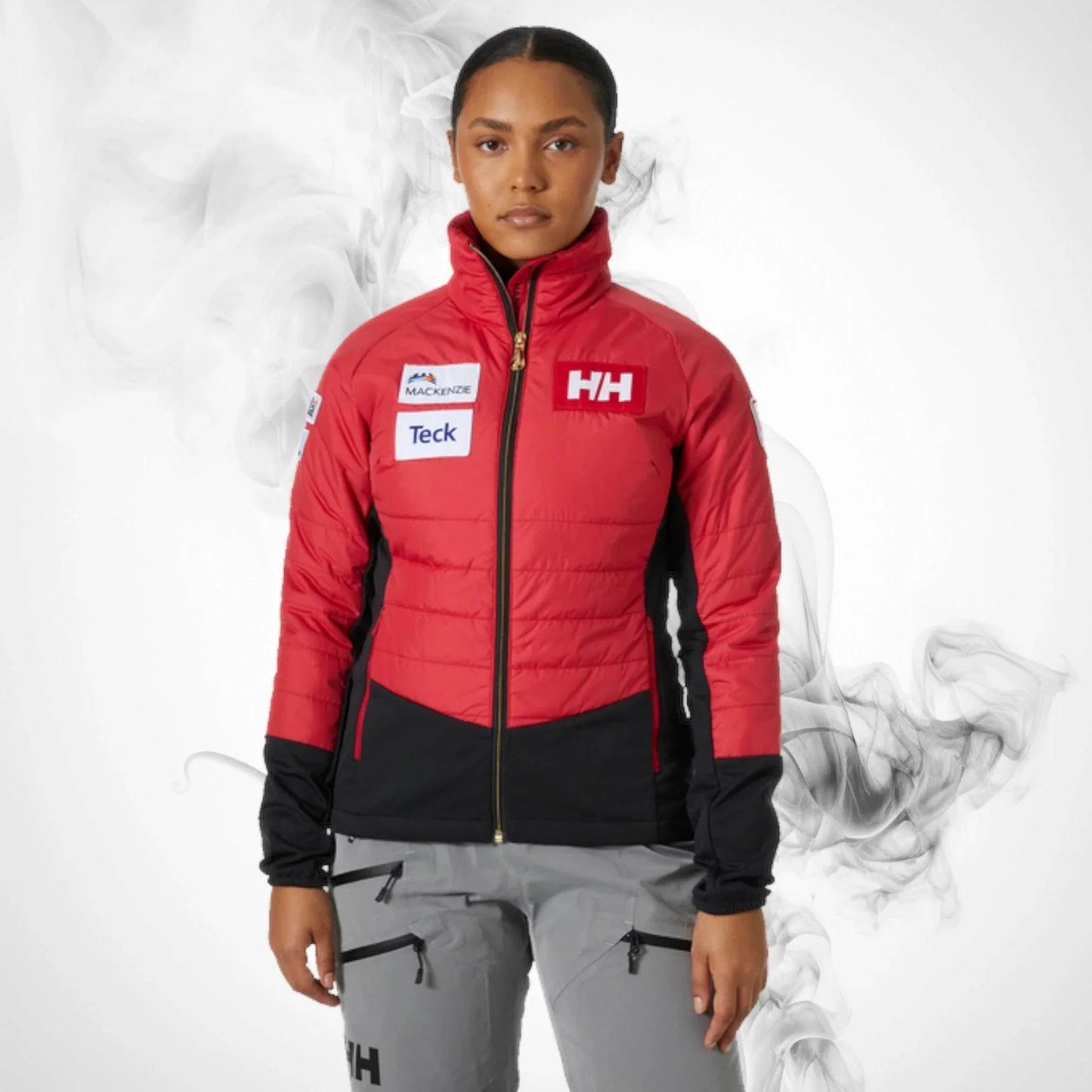 Ski Insulation Jacket Helly Hansen World Cup Insulator Jacket Red - 2023/24 - Dash Racegear