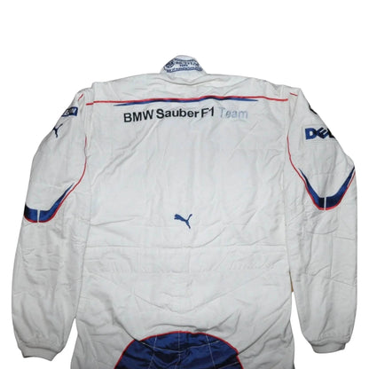 JACQUES VILLENEUVE USED & SIGNED BMW SAUBER 2006 Bahrain GP F1 Race SUIT - Dash Racegear