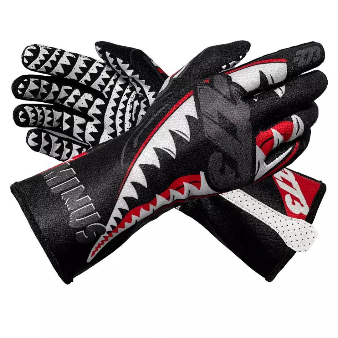 JAWS Black/White/Red/Gray - Dash Racegear